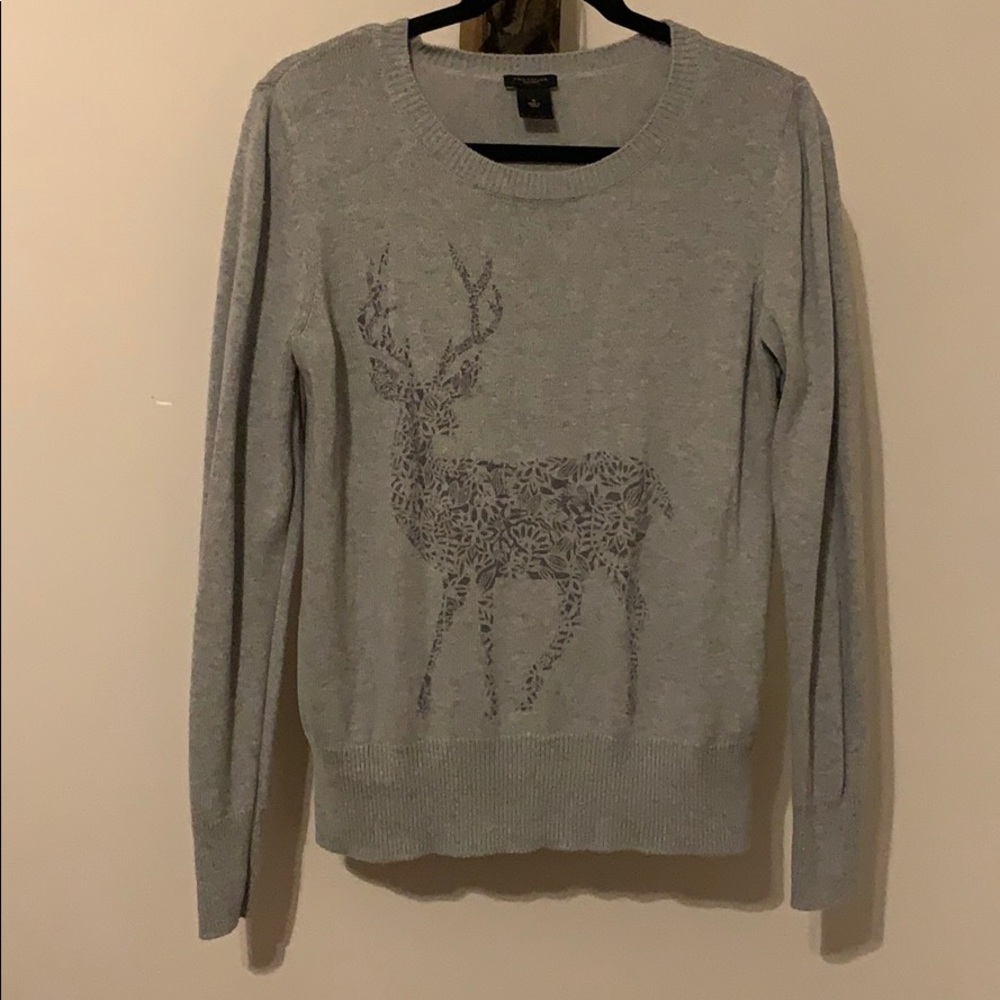 Grey winter sweater